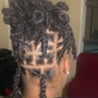 Cornrows natural hair no weave large