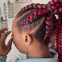 Jumbo braid Ponytail