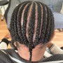 Small knotless braids