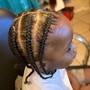 Kid's Braids with beads