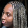 Small Knotless Box Braids