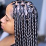 Large Knotless Box braids