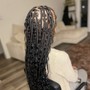 Smedium Knotless Bohemian Box Braids