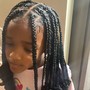 Kid's Smedium Knotless Braids