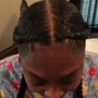 2 Feed In Braids