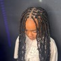 Individual Small Crochet Faux Locs