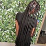 Med boho braids SYNTHETIC HAIR