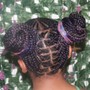 Medium Knotless Braids (waist length)