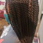 Large Box braids / Single braids