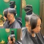 Sleek Ponytail or Braided Ponytail