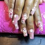 Frenchie bling 4 nails