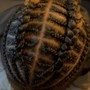 natural cornrows