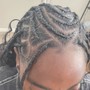 Fulani/lemonade knotless braids