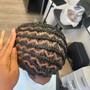 Men’s cornrow braids Full head