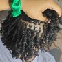 Larger Two Strand Twists/Extensions Hair Added