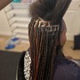 Feed in- Braided ponytail