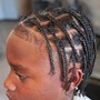 Mens braids/2 strand twist