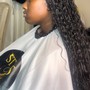 Medium Knotless braids Midback/ Hair included