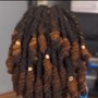 2-strand twist w/ Marley hair