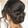 Trial Run Wedding Hair Styling