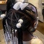 Kid's Braided ponytail