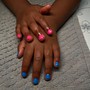 Kids Manicure + Pedicure GEL Polish Only (10 and under)