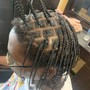 Knotless box braids