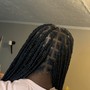 Half up / Half down with quick weave