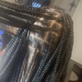 Medium knotless Braids (lower-back)