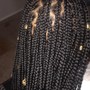 Medium Knotless Braids