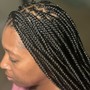 Small knotless braids