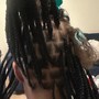 Waist length Butterfly Locs