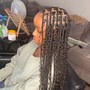 Small Knotless Goddess Braids