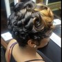 Roller Set-Natural hair