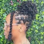 Styles and Bantu knot