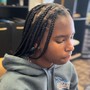 Medium knotless braids