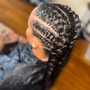 Feed-in braids/cornrows