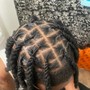 feed in braids (cornrows)