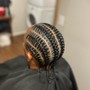 Large Cornrows, Single Braids, Single Twist, Flat twist