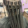 Medium Knotless Braids