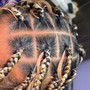 Medium Knotless Braids