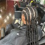 6 Feed in braids