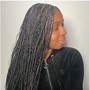 Medium Knotless braids