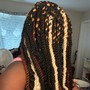 Small knotless braids