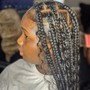 Goddess knotless Braids