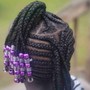 Kids Cornrows w/ Weave ages 1-10