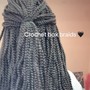 Crochet Box braids with curls/ without curls