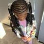 Kid's Braids with added hair