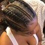 Medium goddess knotless Braids