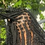 Large knotless box braids